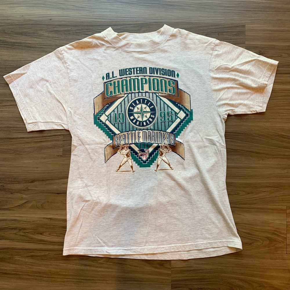 Seattle Mariners Al Western Division 1995 t-shirt
